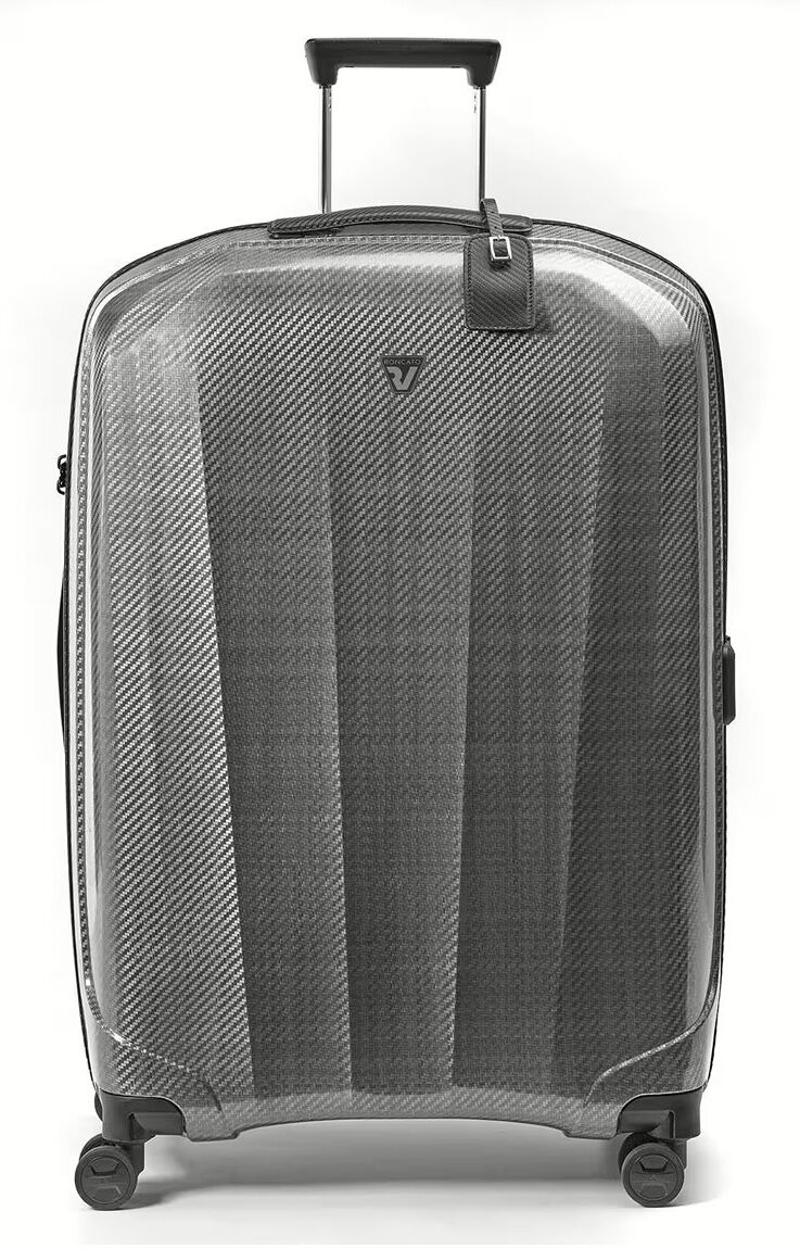 Roncato WE ARE GLAM DLX Grosser Spinner 78cm erweiterbar Black/Platinum