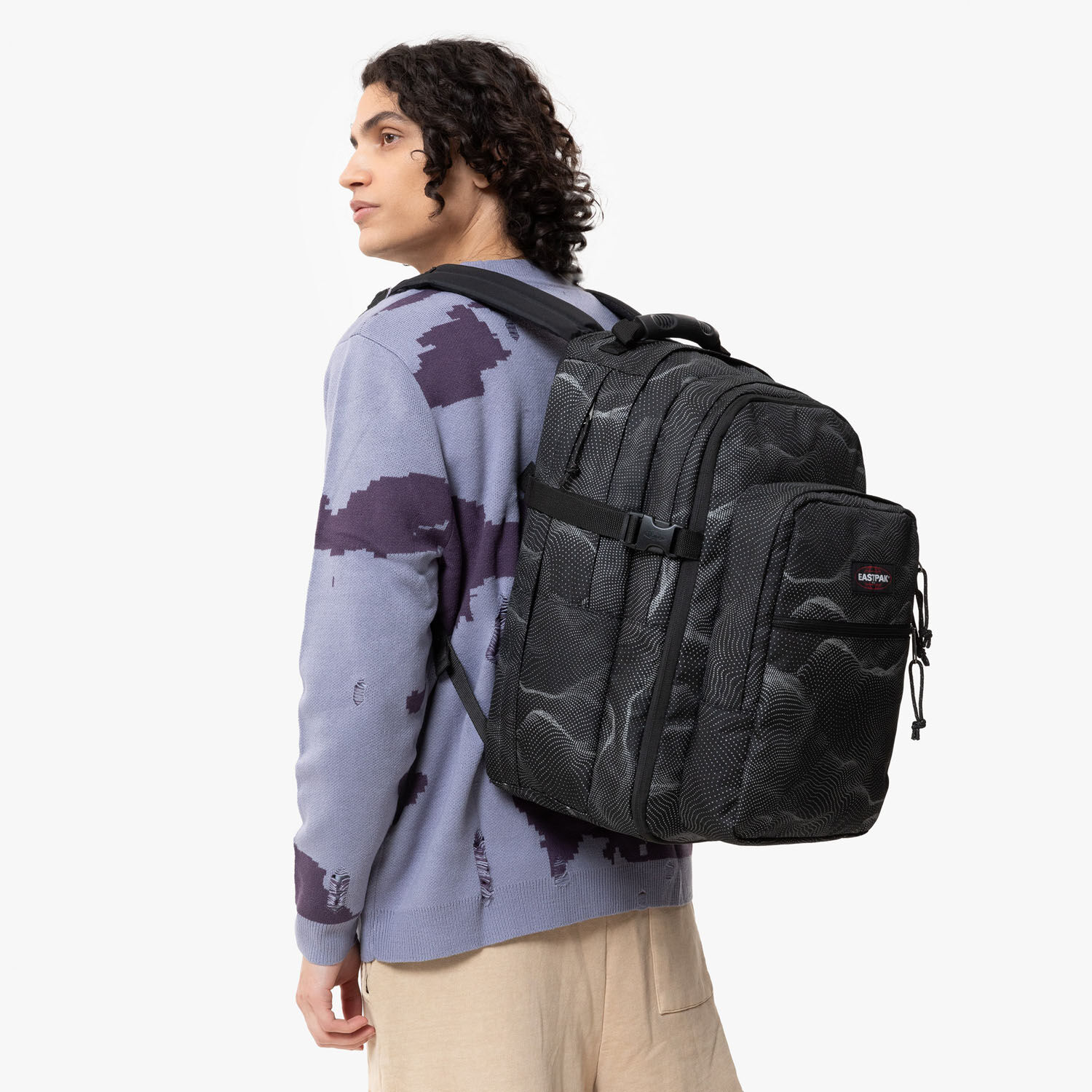 Eastpak TUTOR Großer Rucksack Refleks Dots Black