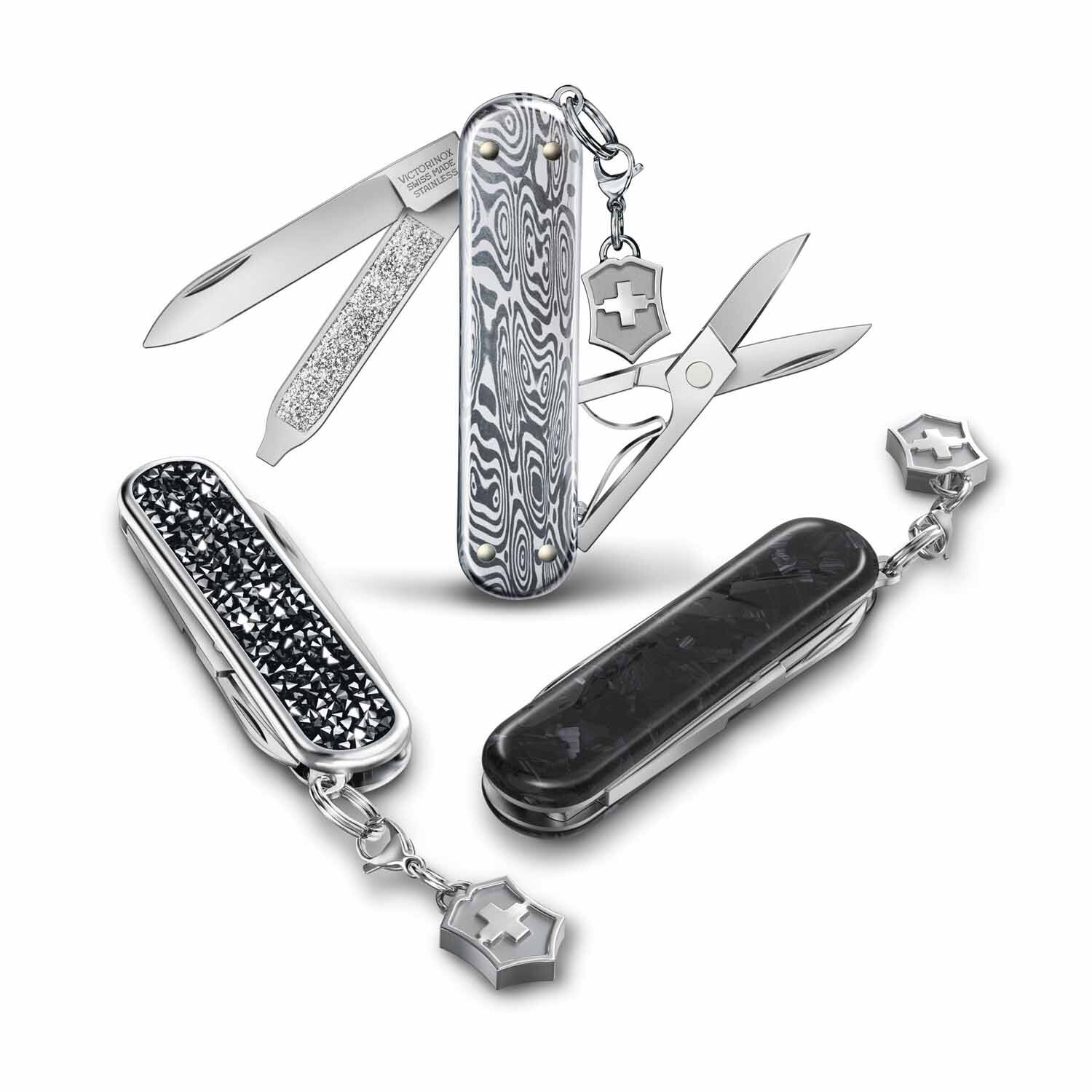 Victorinox Classic SD Brilliant, 58 mm, Damast Victorinox Classic SD Brilliant, 58 mm, Damast