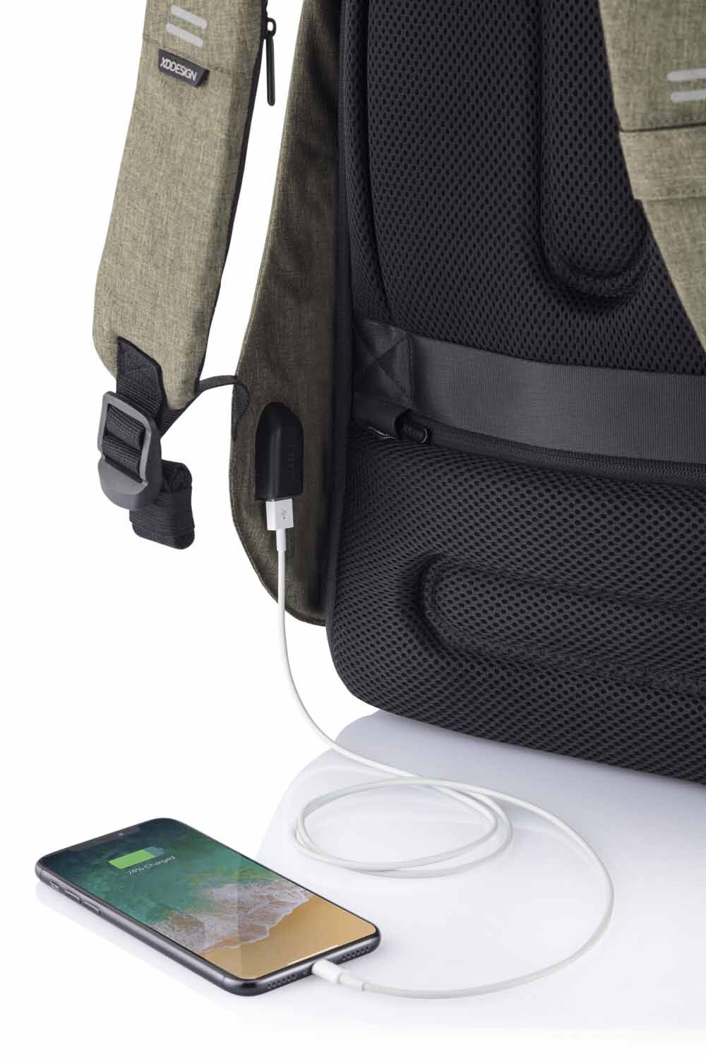 XD Design Bobby Hero Small Anti-Diebstahl-Rucksack Grün XD Design Bobby Hero Small Anti-Diebstahl-Rucksack Grün