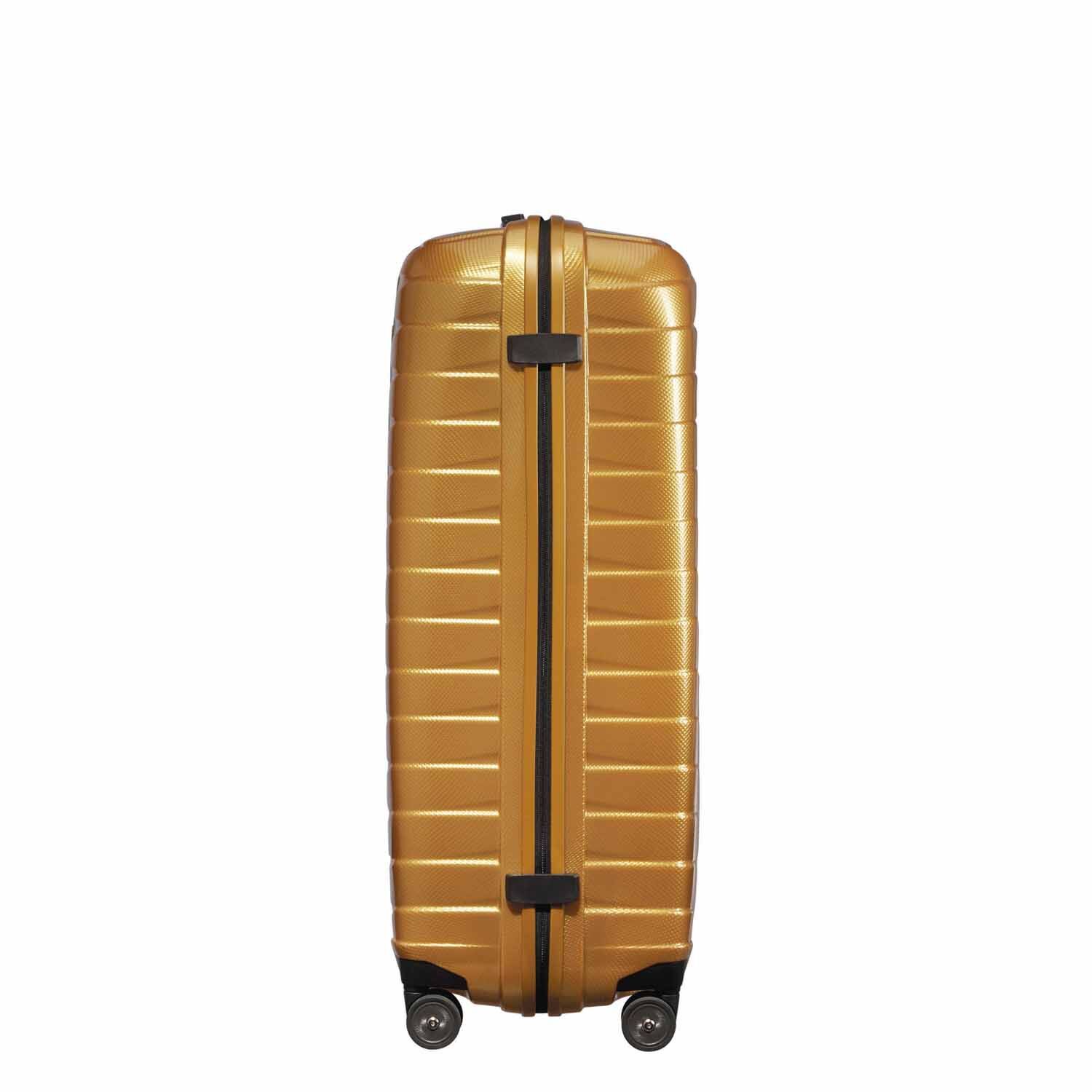 Samsonite Proxis Trolley mit 4 Rollen 81cm + GRATIS HOTELGUTSCHEIN Honey Gold Samsonite Proxis Trolley mit 4 Rollen 81cm + GRATIS HOTELGUTSCHEIN Honey Gold