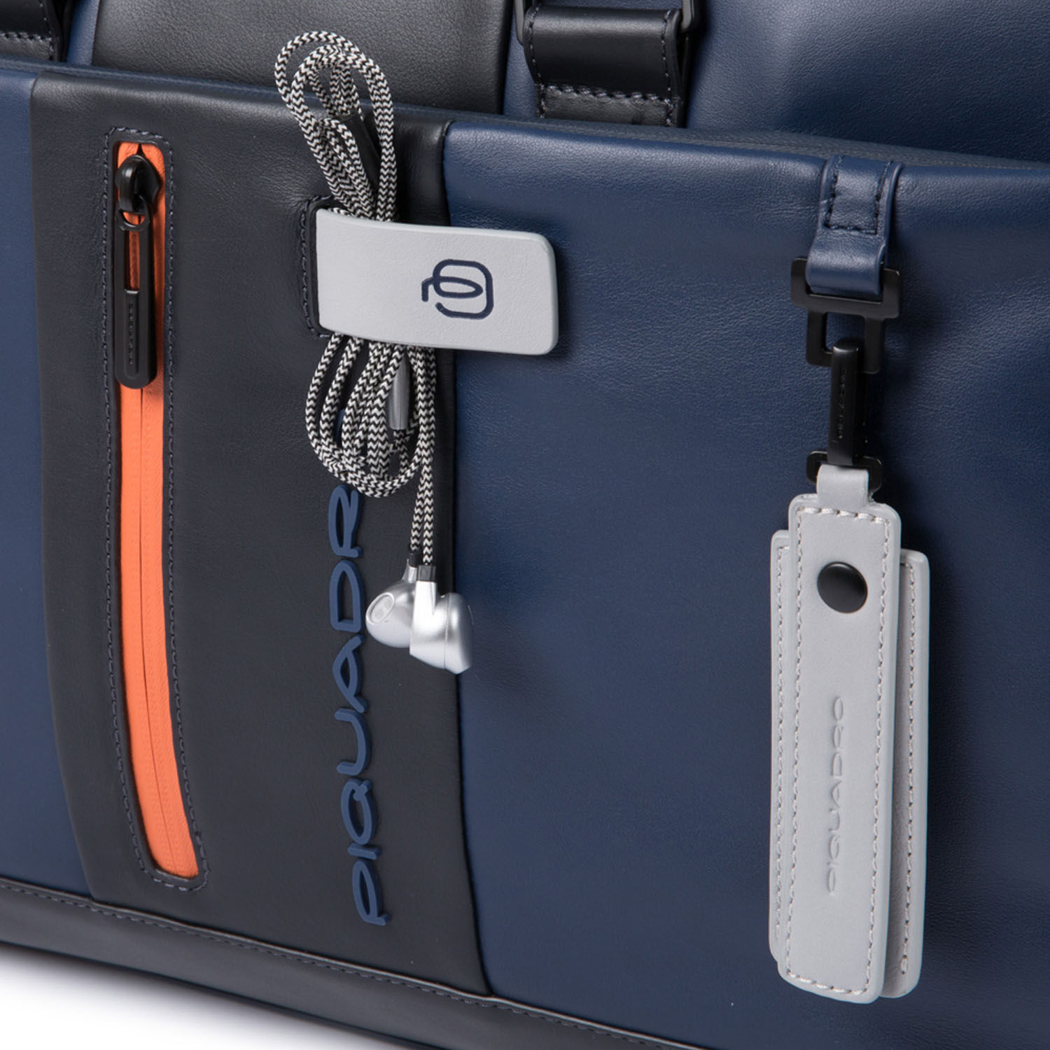 Piquadro Urban Kurzgrifflaptoptasche mit iPad 10,5"/iPad 9,7"-Fach Schwarz