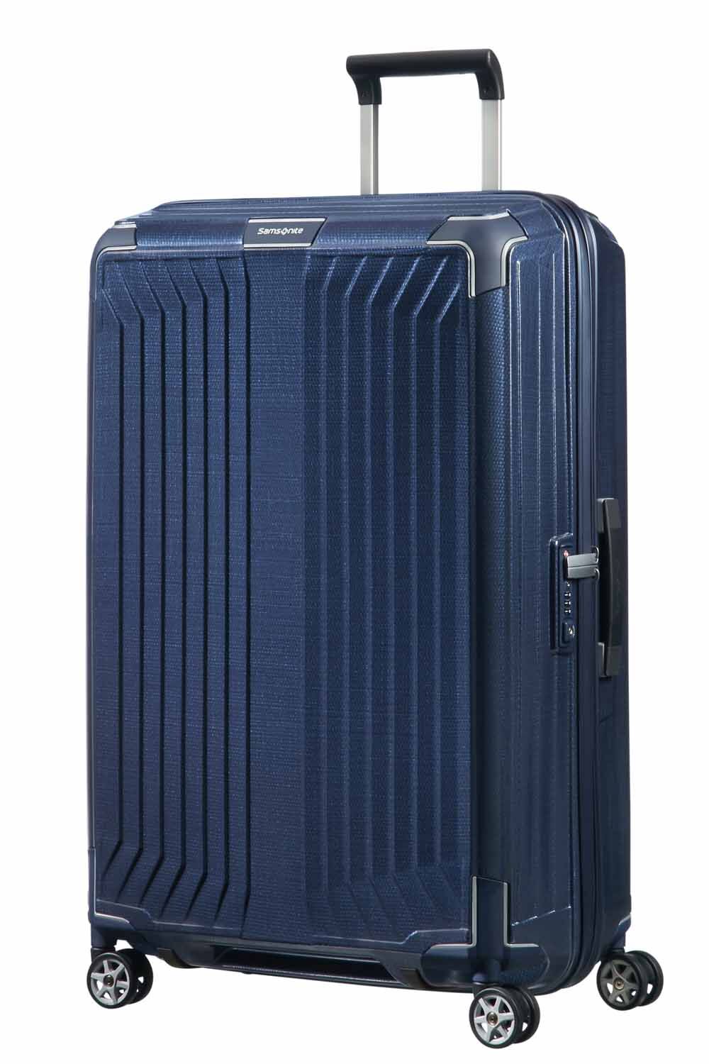 Samsonite Lite-Box Trolley mit 4 Rollen 75cm Deep Blue