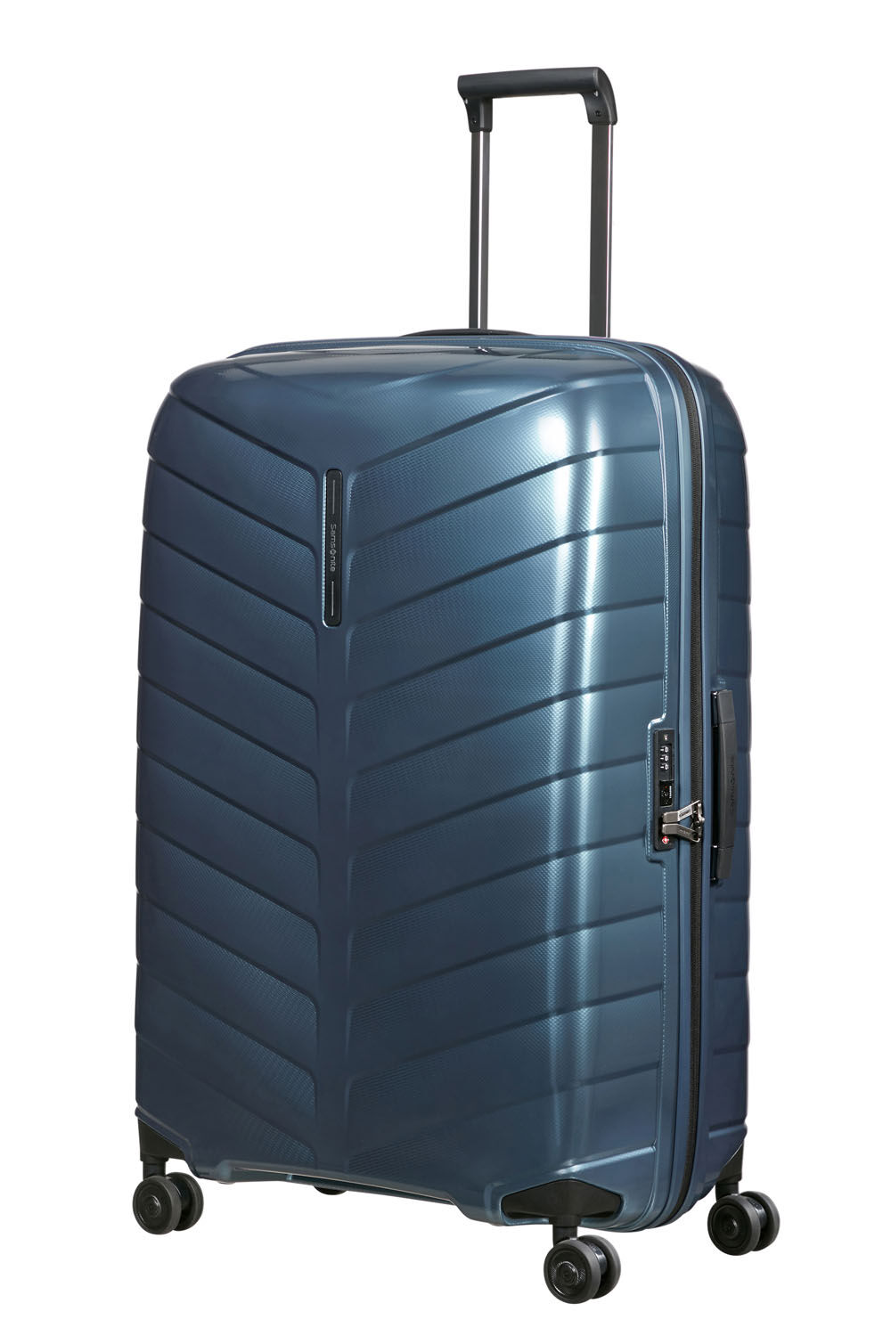 Samsonite Attrix Trolley mit 4 Rollen 81cm Steel Blue Samsonite Attrix Trolley mit 4 Rollen 81cm Steel Blue