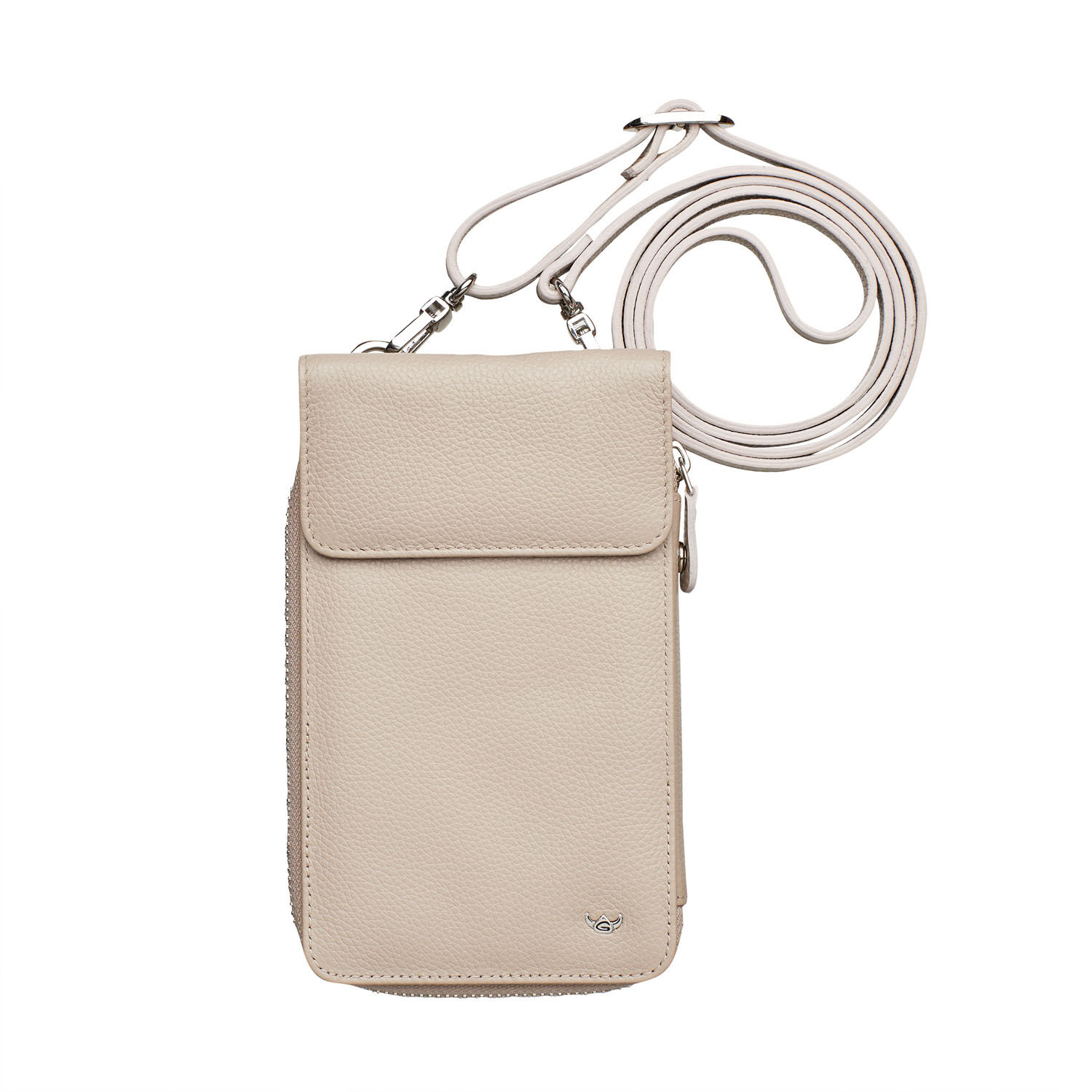 Golden Head Palma Handy-Umhängetasche RFID Protect taupe