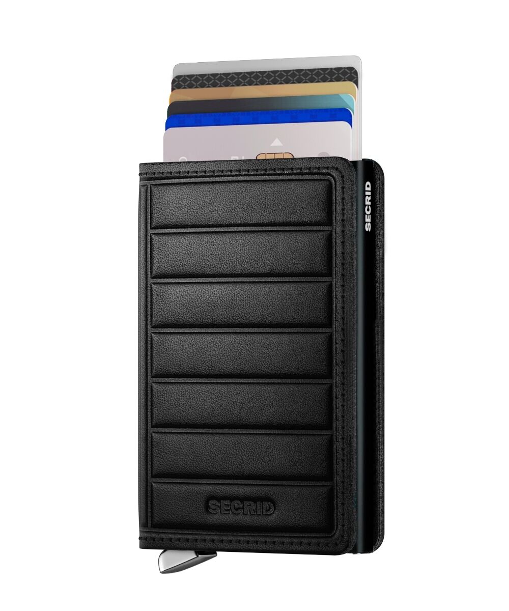 Secrid Slimwallet Premium Emboss SEl-Lines Black