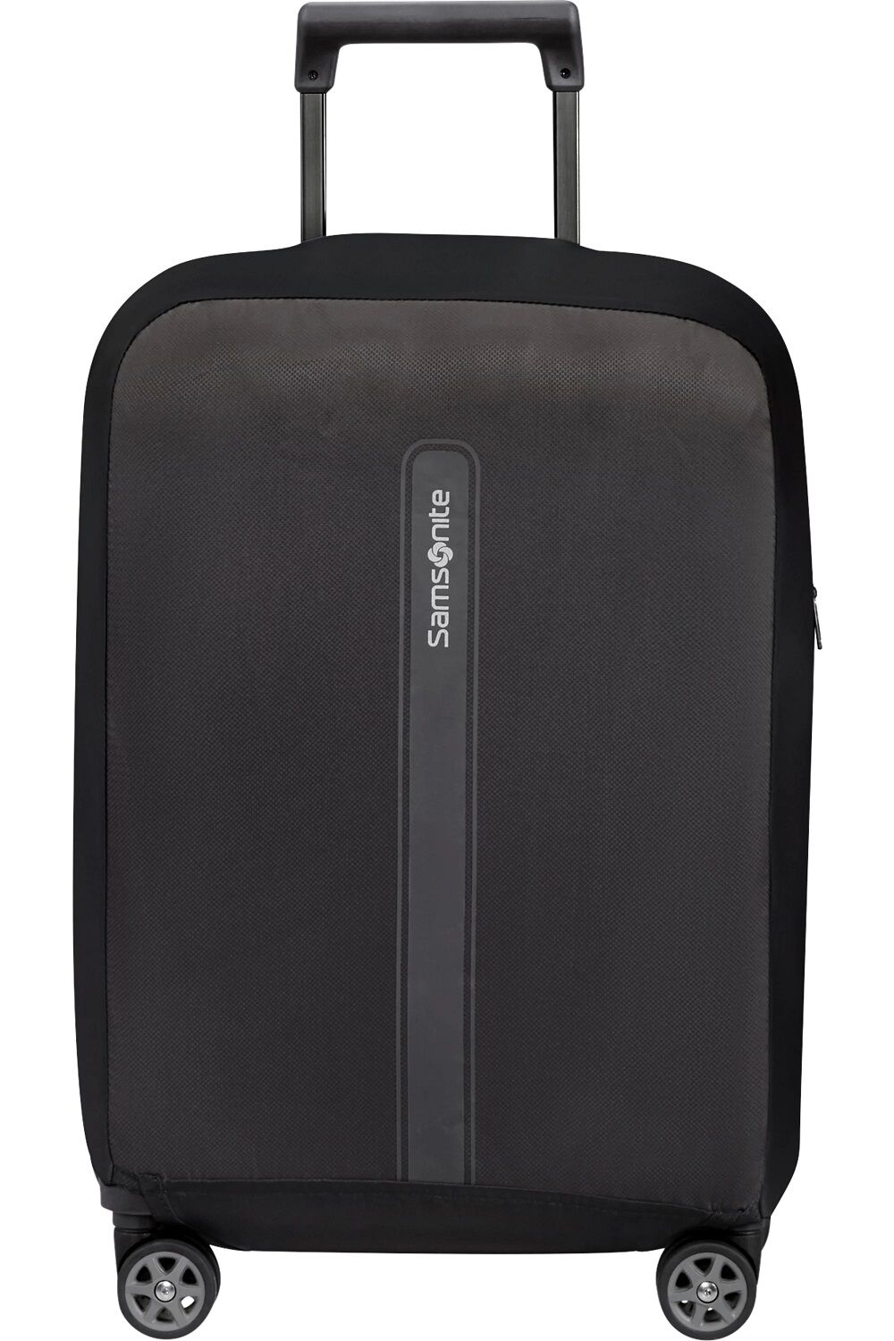 Samsonite TA Revolution Faltbare Schutzhülle für Koffer in der Größe S-Spinner 55cm, schwarz