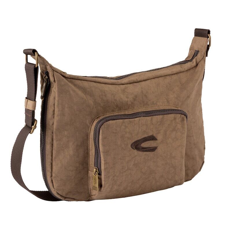 Camel Active JOURNEY Cross Bag M - erweiterbar, sand
