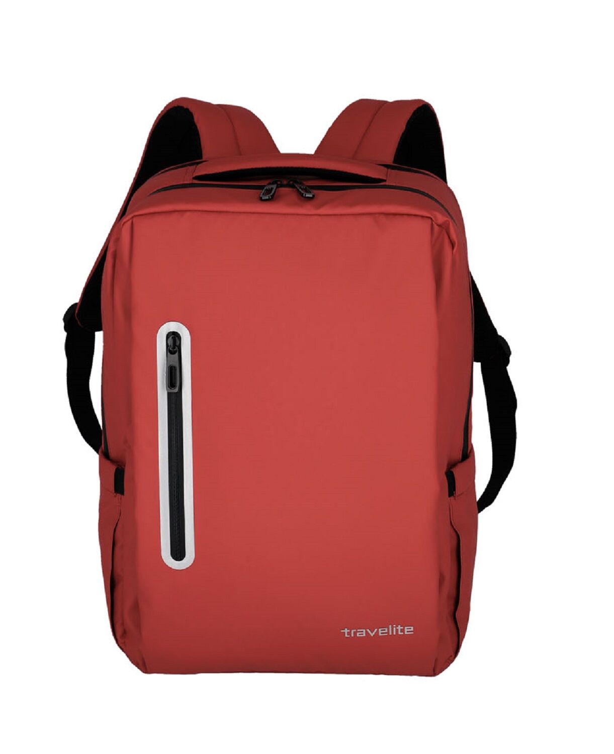 Travelite Basics Rucksack Boxy Rot