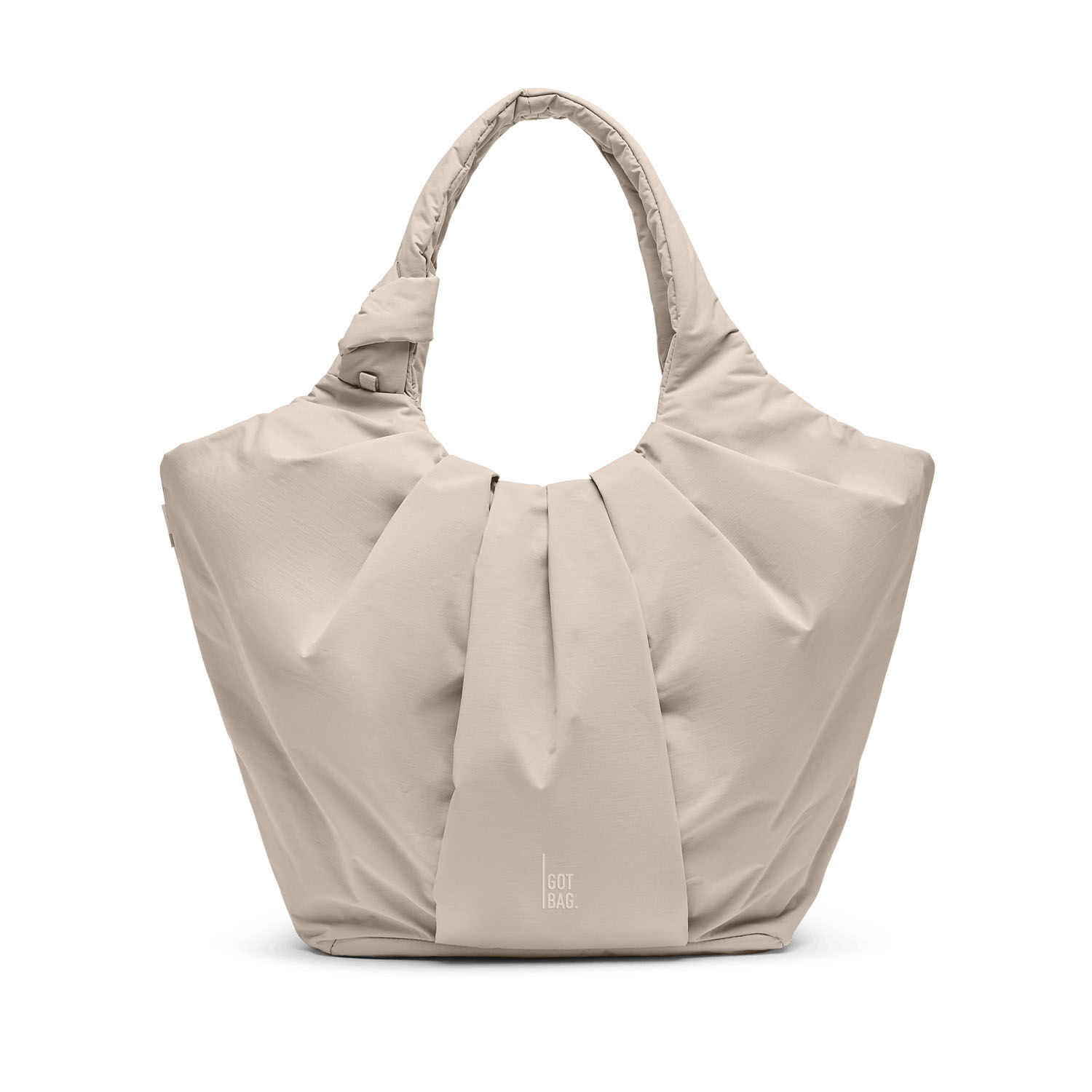 GOT BAG Pleat Tote Bag, monochrome scallop