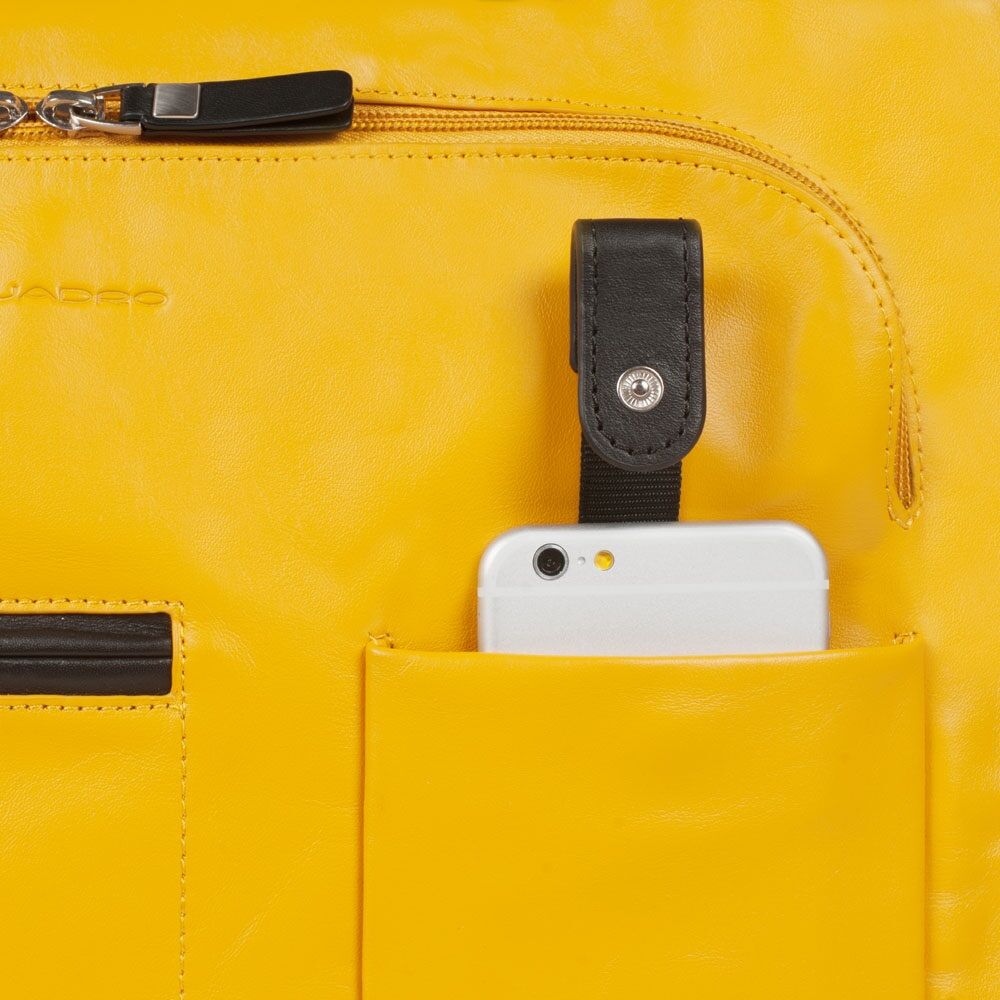 Piquadro Spock Erweiterbare Laptoptasche mit gepolstertem iPad -Fach schwarz Piquadro Spock Erweiterbare Laptoptasche mit gepolstertem iPad -Fach schwarz