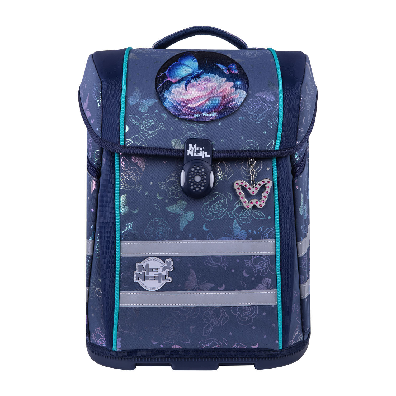 McNeill Perfecto Kollektion 2025 -Schulranzen-Set 5tlg., ROSES