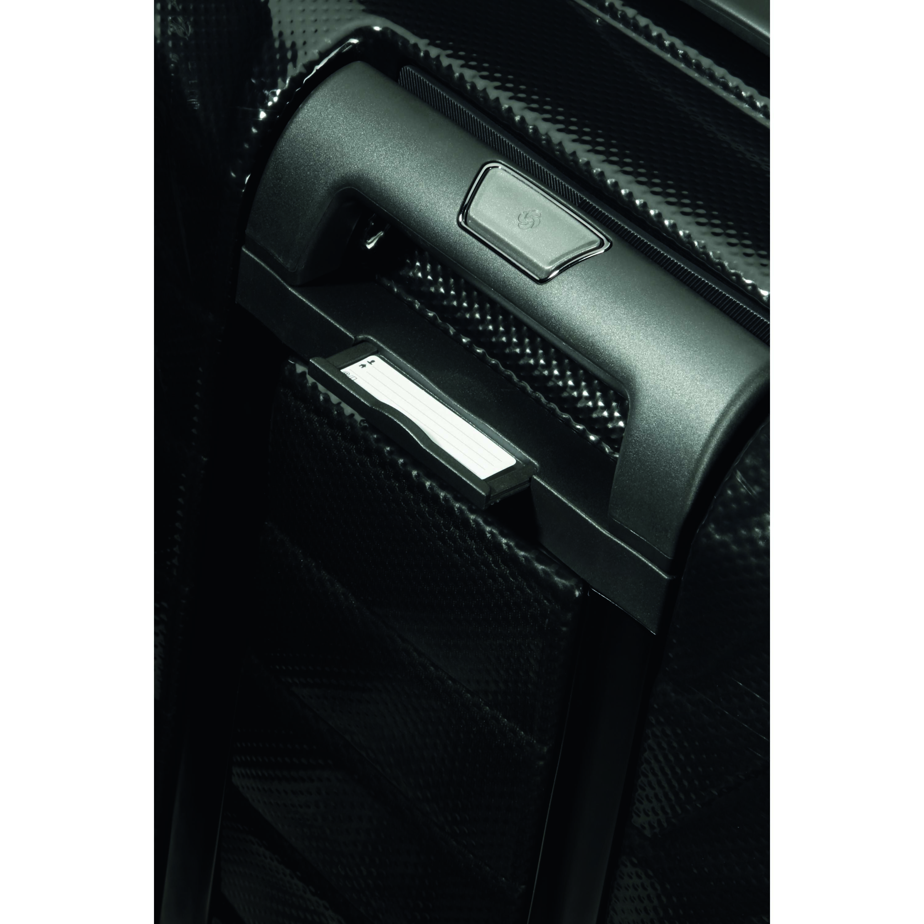 Samsonite Proxis Trolley mit 4 Rollen 75cm + GRATIS HOTELGUTSCHEIN Schwarz
