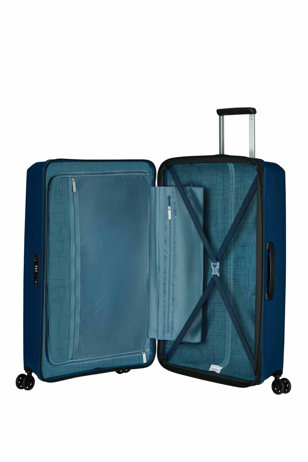American Tourister AeroStep 77cm Check-in Größe L, erweiterbar Navy Blue