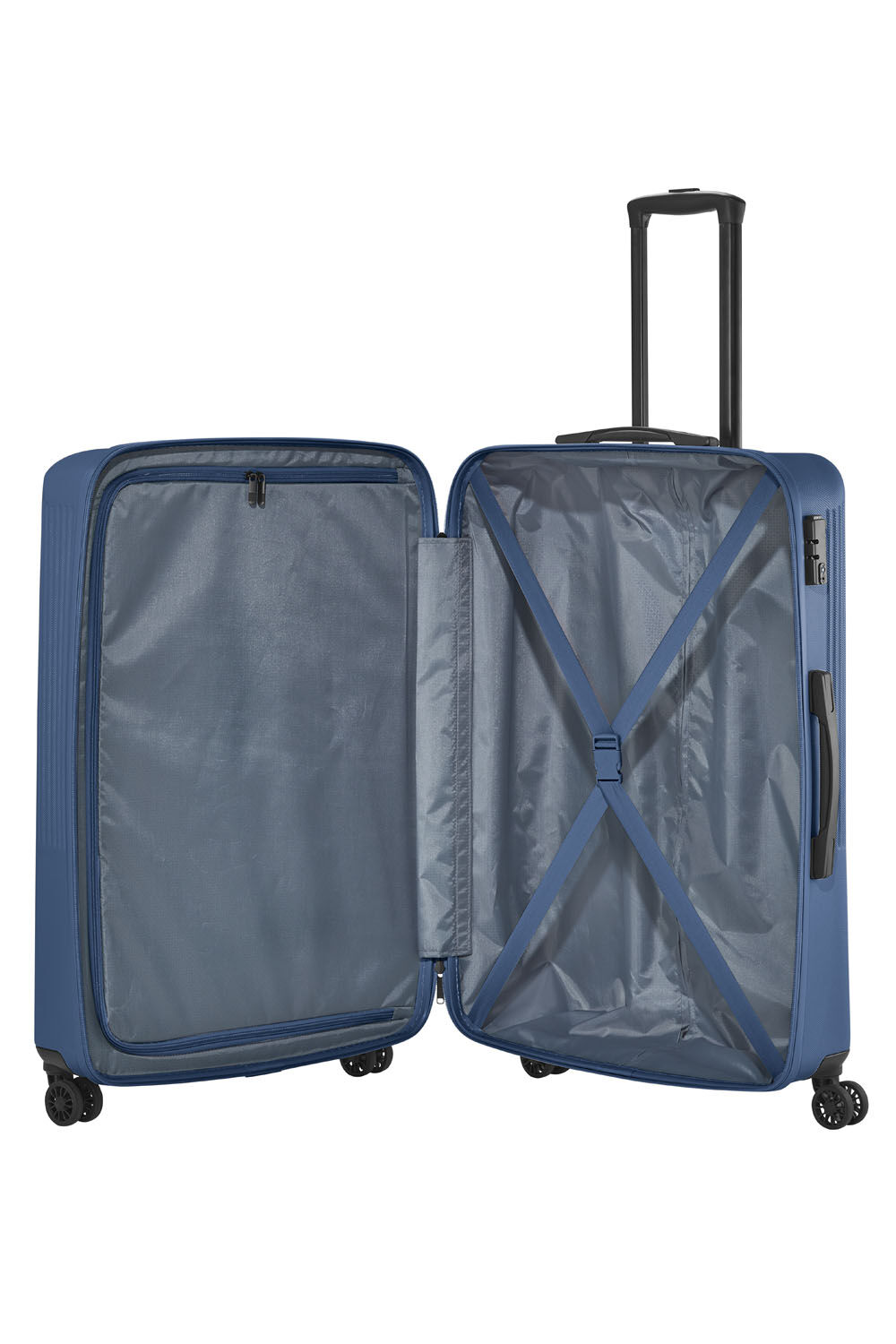Travelite BALI Trolley L 4-Rollen Blau