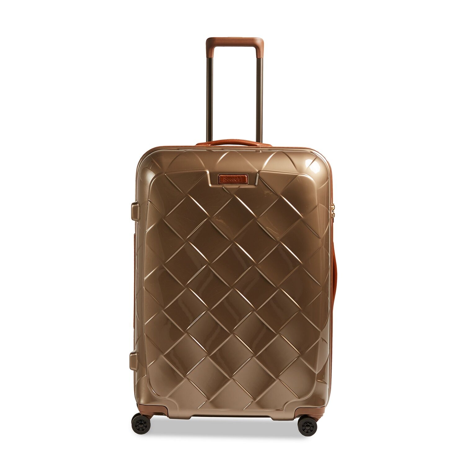 Stratic Leather &amp; More Trolley L 4 Rollen Champagne