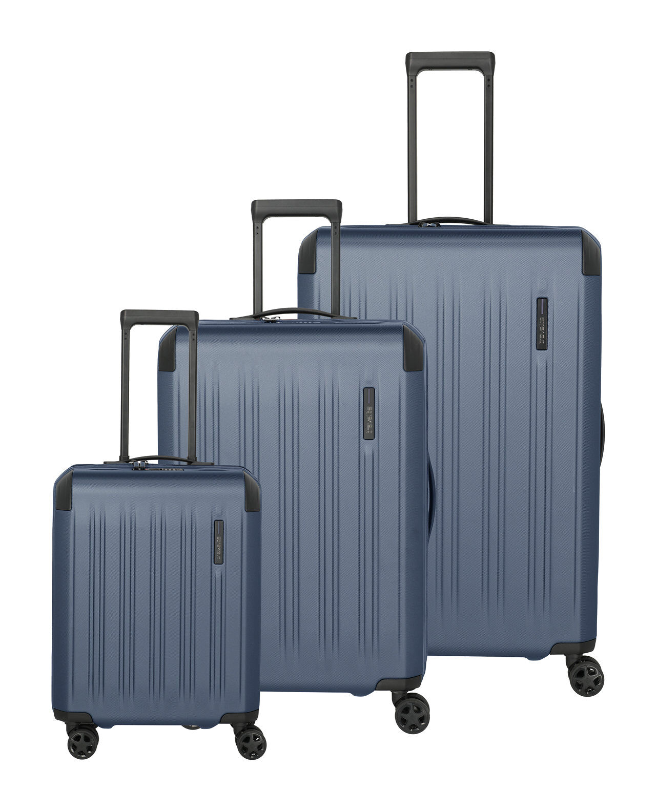 Travelite DYNAMIIC 3-tlg. Koffer-Set, L erw./ M erw./ S  Denim Blue