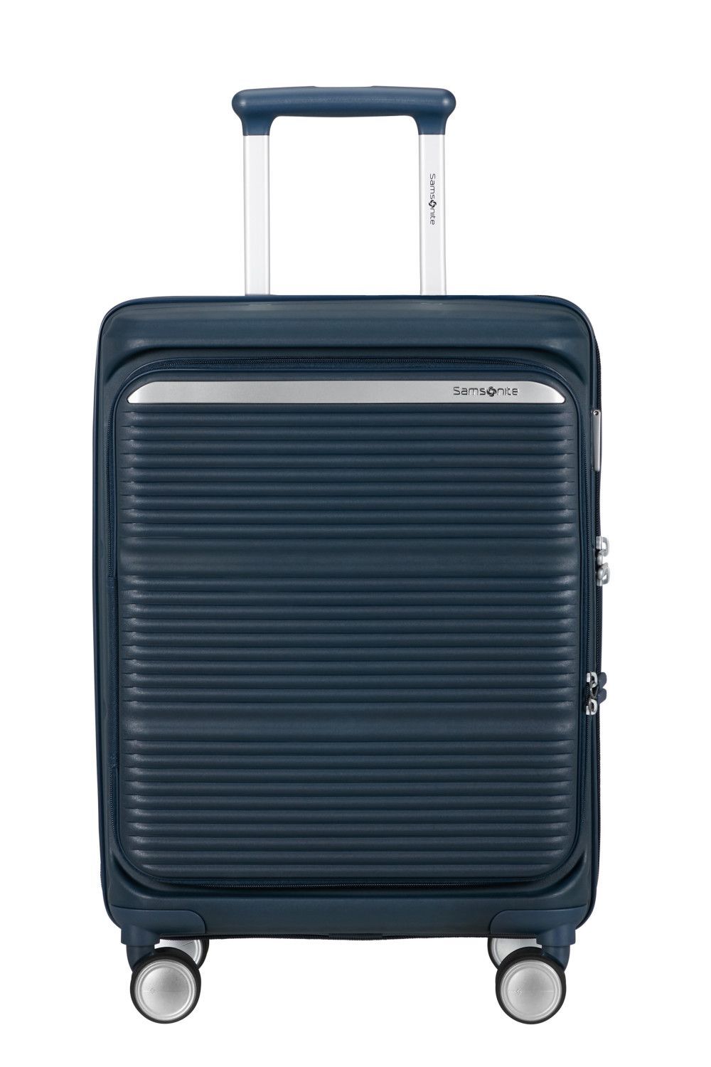Samsonite Paralux Trolley mit 4 Rollen, erweiterbar, S, midnight navy