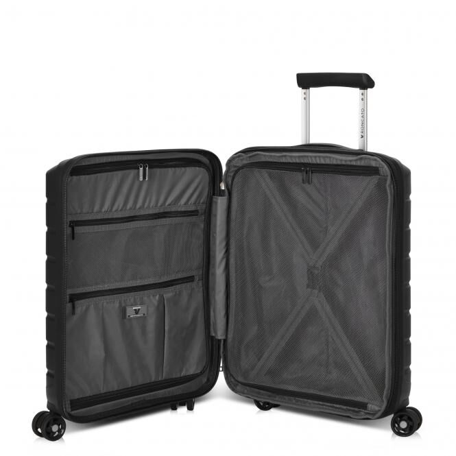 Roncato B-Flying Kabinentrolley, erweiterbar 55cm Nero