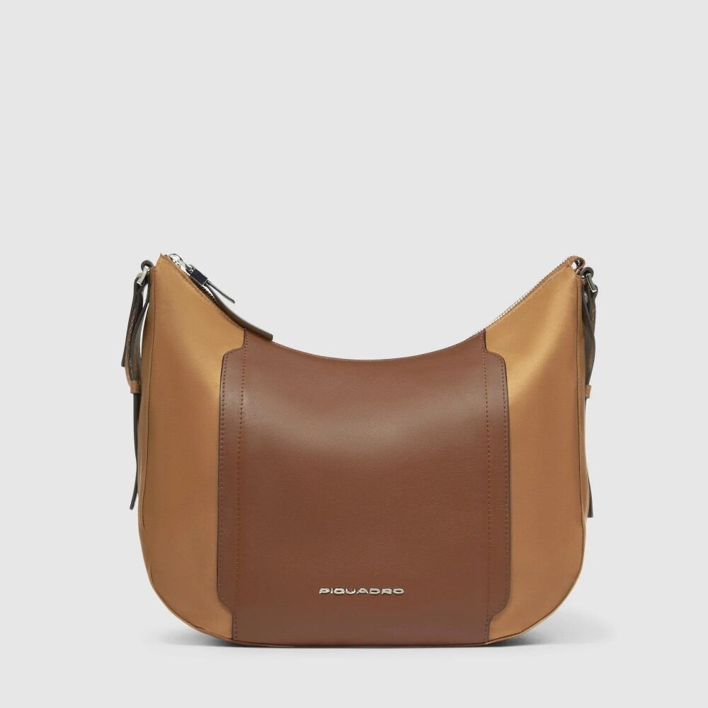Piquadro Lyra Leder-Umhängetasche Damen mit iPad®mini-Fach