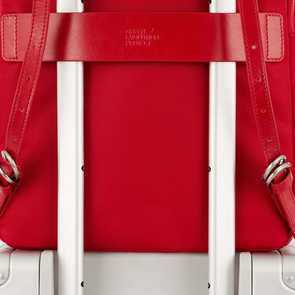 Piquadro PQ-RY Laptoprucksack 13" aus rezykliertem Stoff Rot Piquadro PQ-RY Laptoprucksack 13" aus rezykliertem Stoff Rot