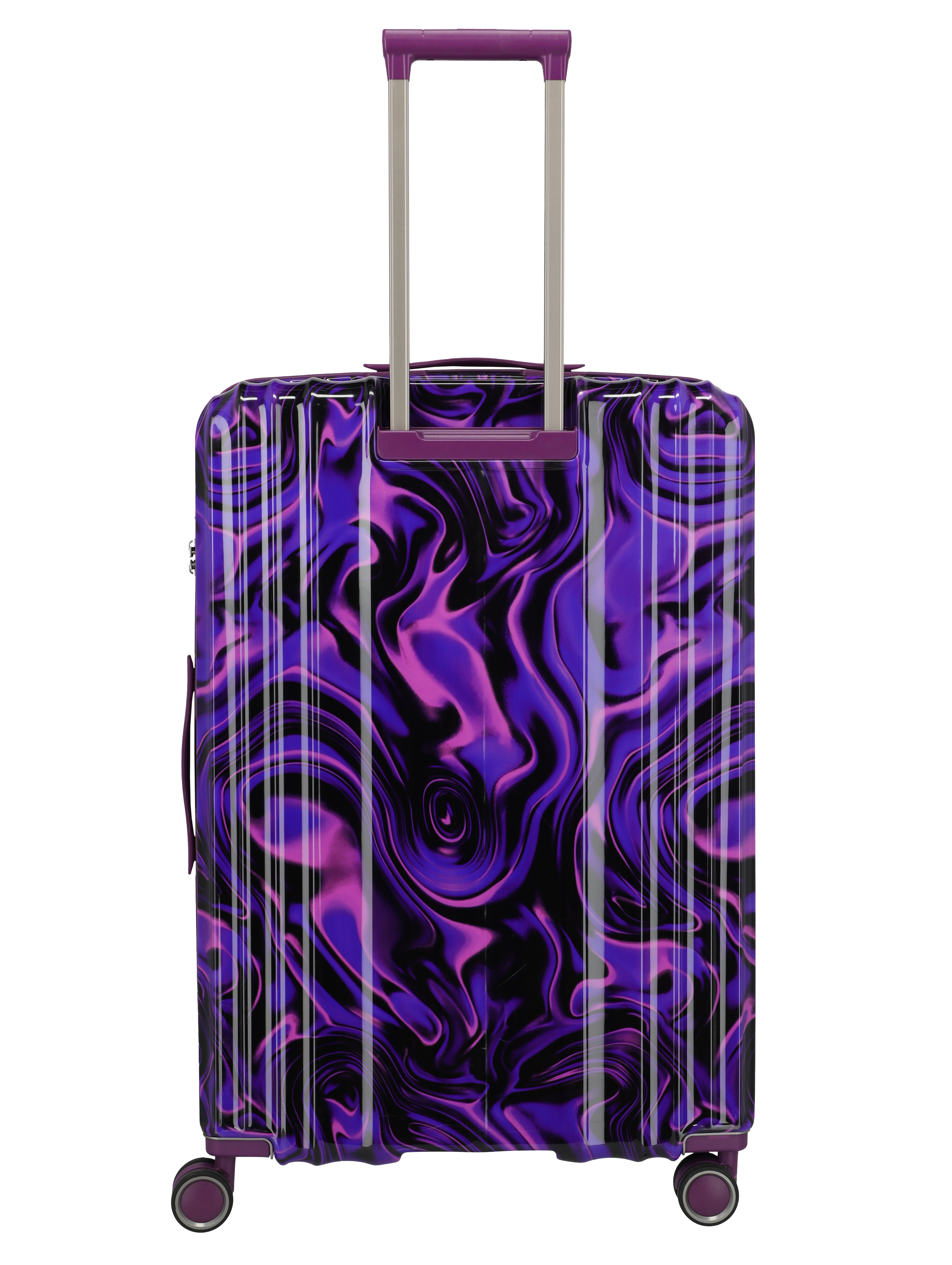 Travelite Lascana Edition 4w Trolley L Purple Swirl Travelite Lascana Edition 4w Trolley L Purple Swirl