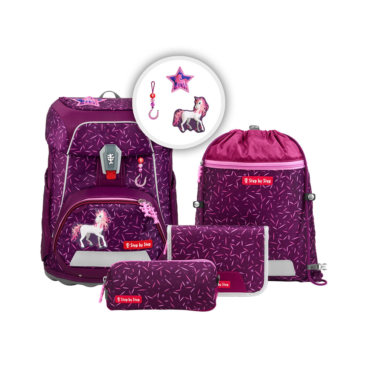 Step by Step FIT Schulranzen 5-teiliges Set, Kollektion 2026