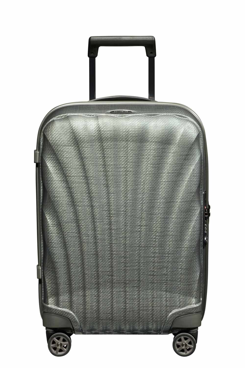 Samsonite C-Lite Trolley mit 4 Rollen 55cm + GRATIS HOTELGUTSCHEIN Metallic Green