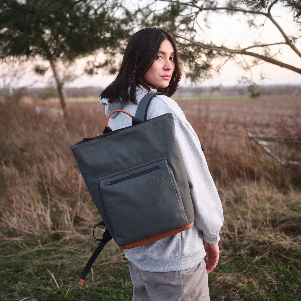 aunts & uncles Japan Okayama Rucksack mit 13" Notebookfach gravity grey
