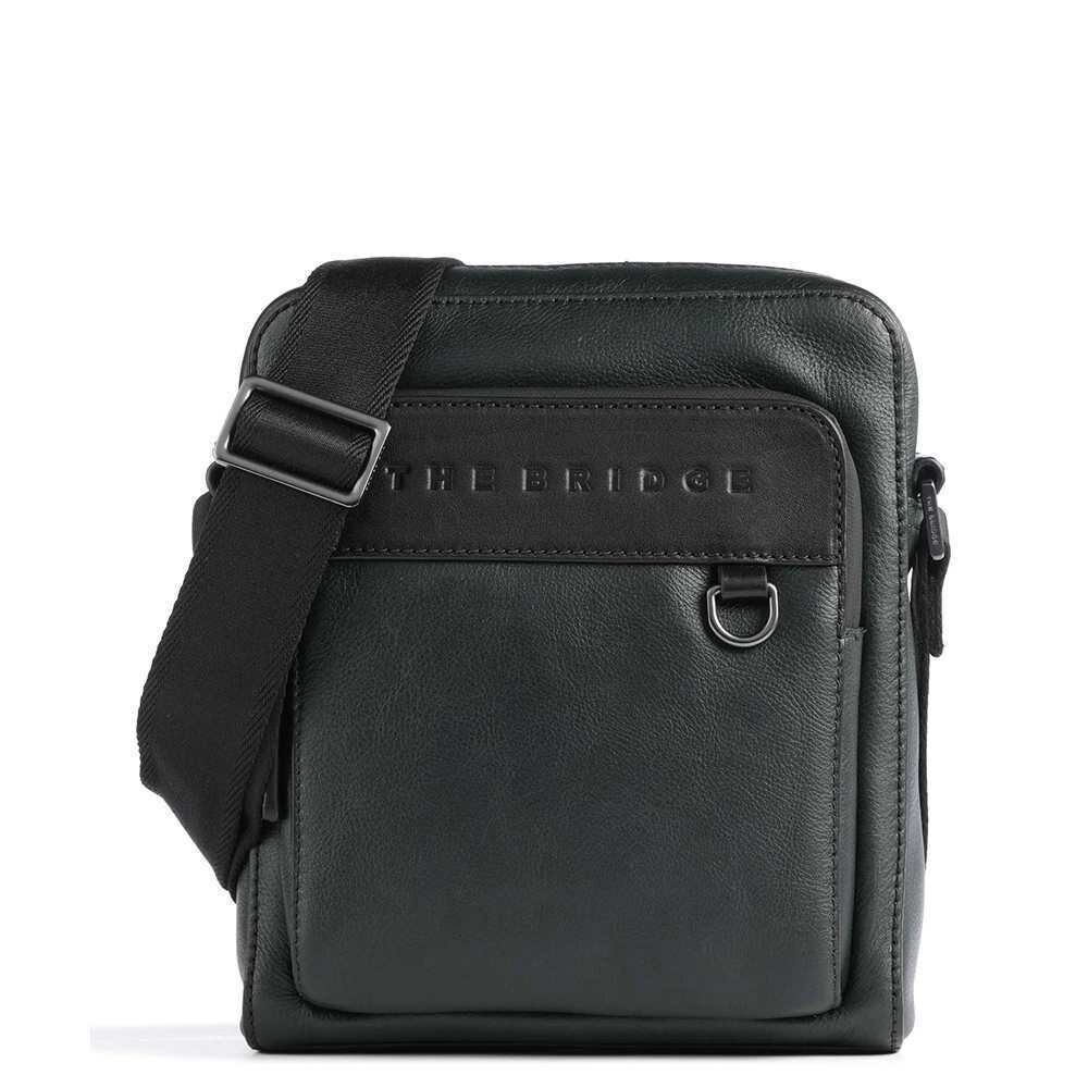 The Bridge Damiano Schultertasche / Crossbody -053413EX Malachite/Schwarz/Ruthenium Dunkel