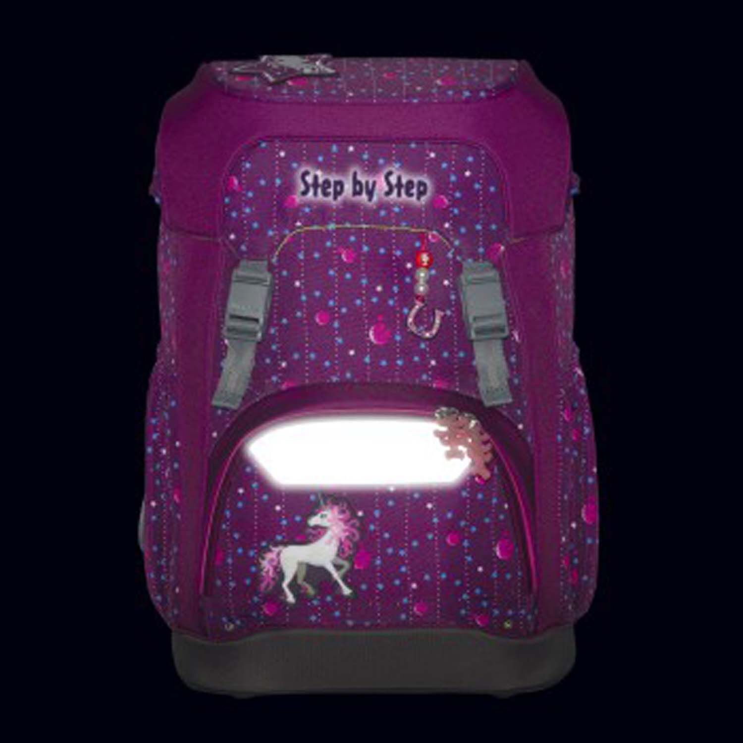 Step by Step GIANT Schulranzen-Set, 5-teilig Dreamy Unicorn Nuala