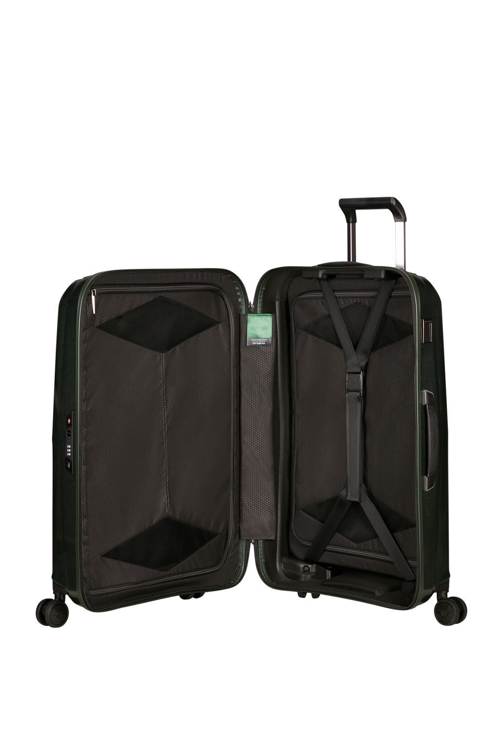 Samsonite Major-Lite Trolley mit 4 Rollen 69cm + GRATIS HOTELGUTSCHEIN Climbing Ivy