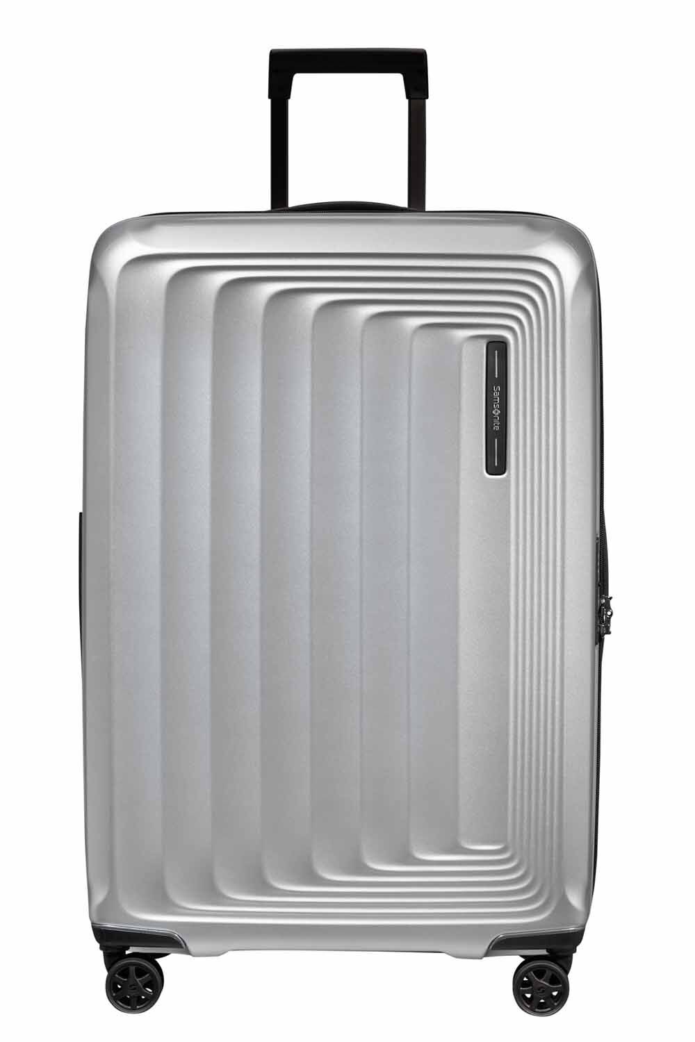 Samsonite Nuon Trolley mit 4 Rollen erweiterbar 75cm + GRATIS HOTELGUTSCHEIN Matt Silver Samsonite Nuon Trolley mit 4 Rollen erweiterbar 75cm + GRATIS HOTELGUTSCHEIN Matt Silver
