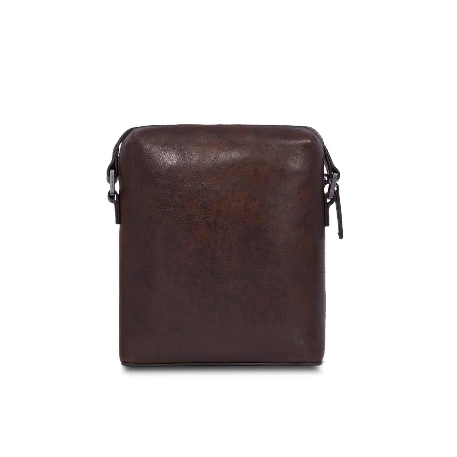 The Bridge Alberto Wild Leder-Schultertasche -0531137U Kastanie/Ruthenium