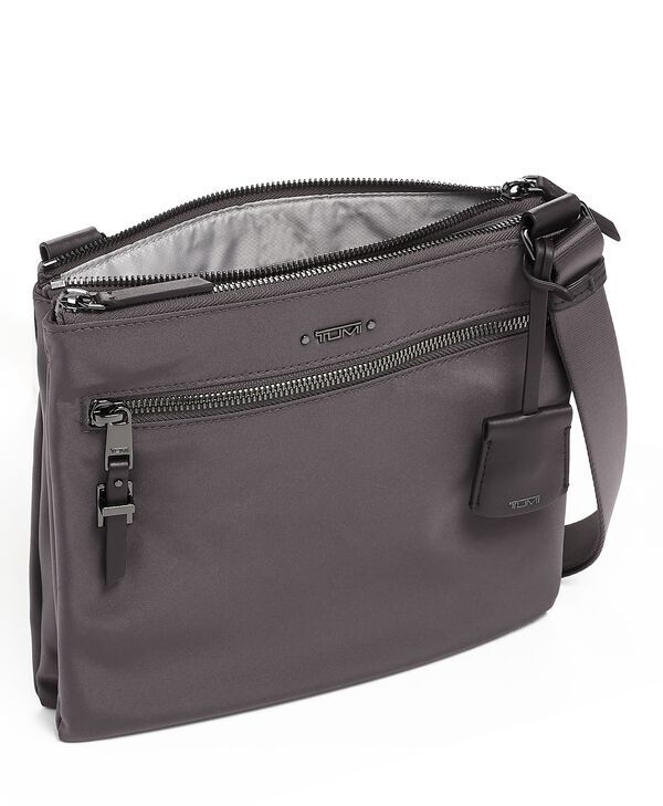 Tumi Voyageur Tula Crossbody Iron/Black Tumi Voyageur Tula Crossbody Iron/Black