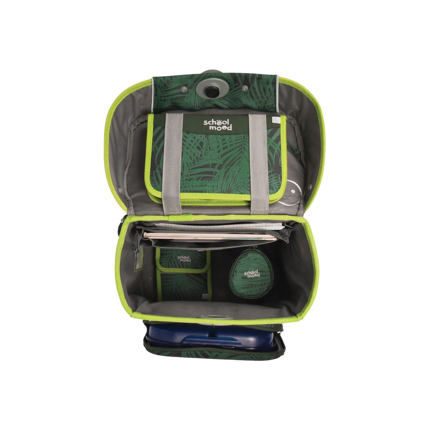 School-Mood Champion Pro 7-tlg. Schulranzenset Daniel (Dinosaurier)