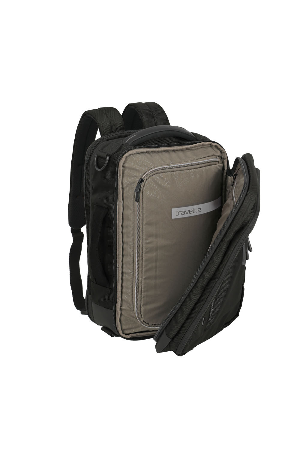 Travelite Crosslite Bordtasche/Rucksack S Schwarz