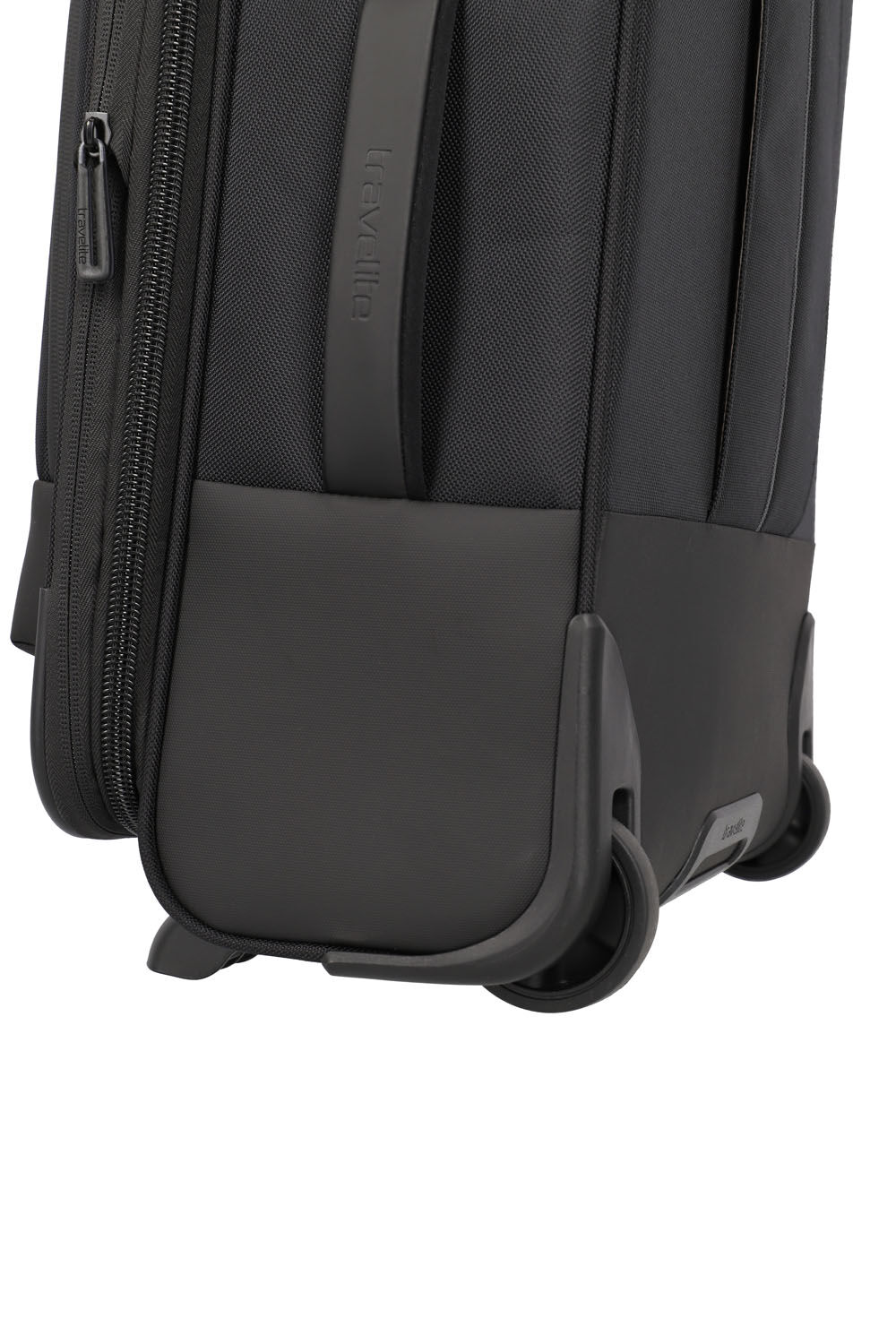 Travelite Crosslite Trolley S 2-Rollen erweiterbar Schwarz