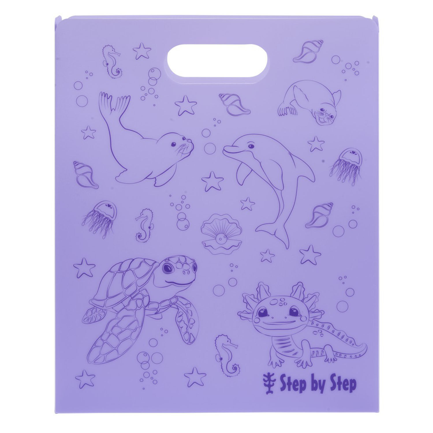 Step by Step Schulzubehör Heftbox mit Tragegriff Purple