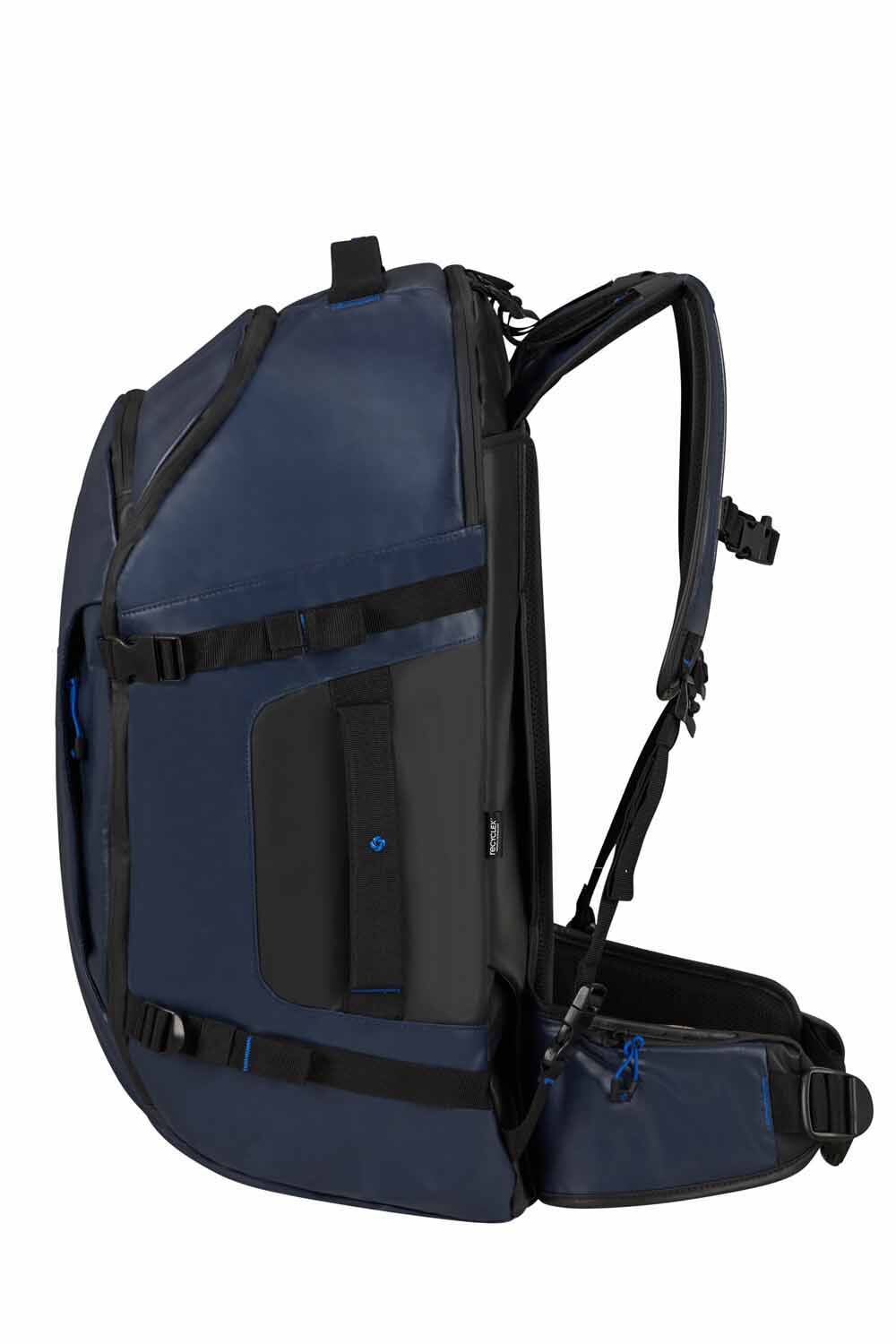 Samsonite Ecodiver Reise-Rucksack M 55L mit 17.3" Laptopfach + GRATIS HOTELGUTSCHEIN Blue Nights