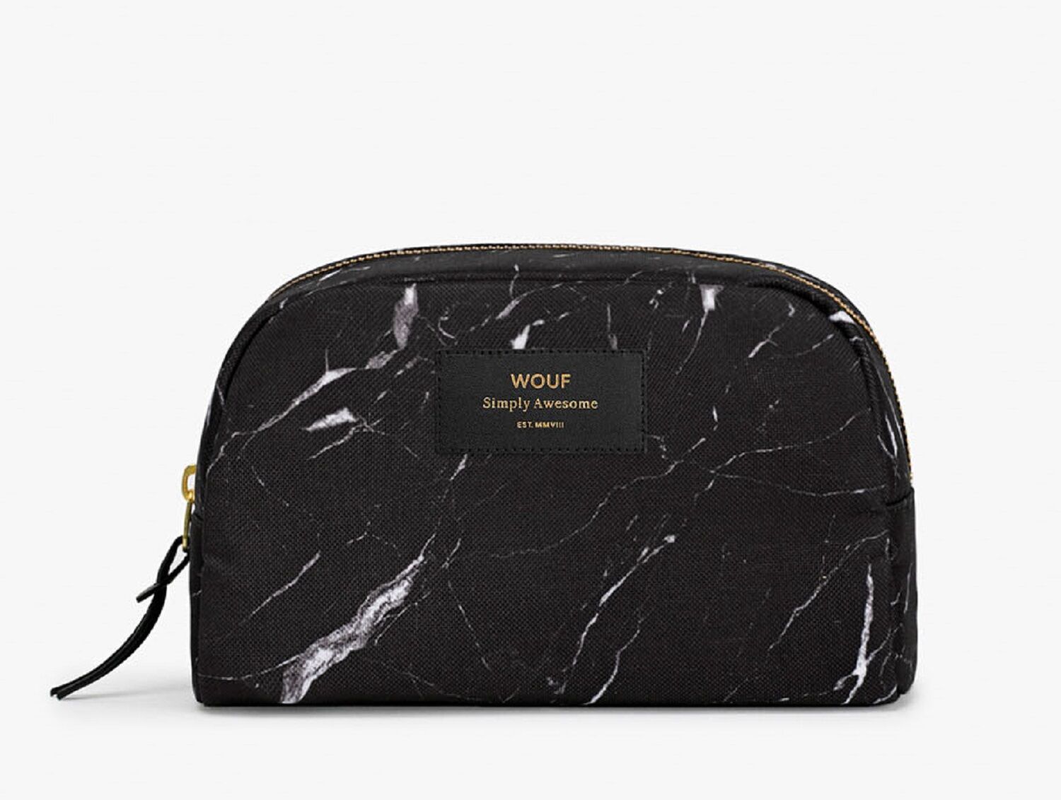 Wouf Accessories Makeup Bag Black Marble Wouf Accessories Makeup Bag Black Marble