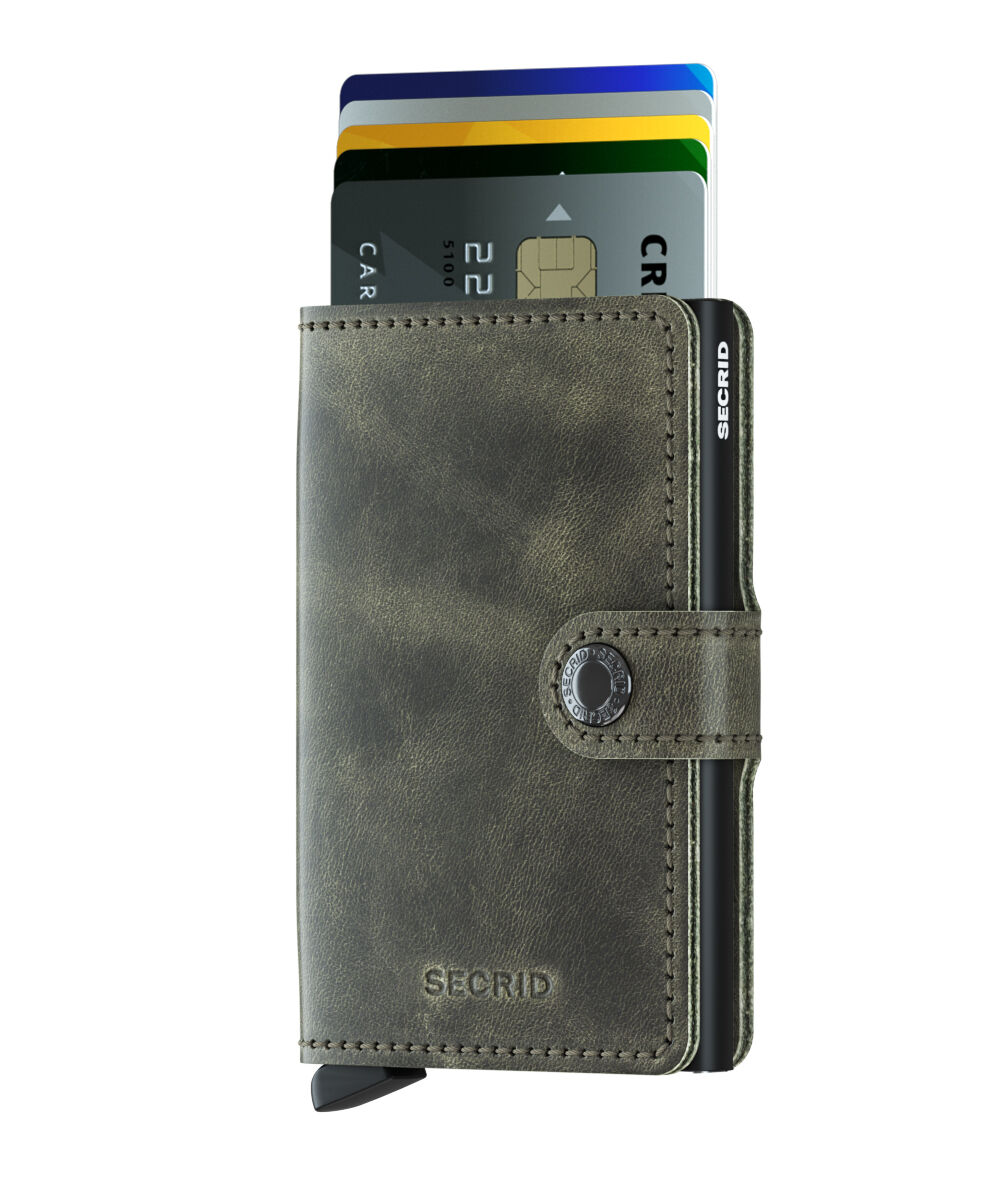 Secrid Miniwallet Vintage MV-Olive-Black
