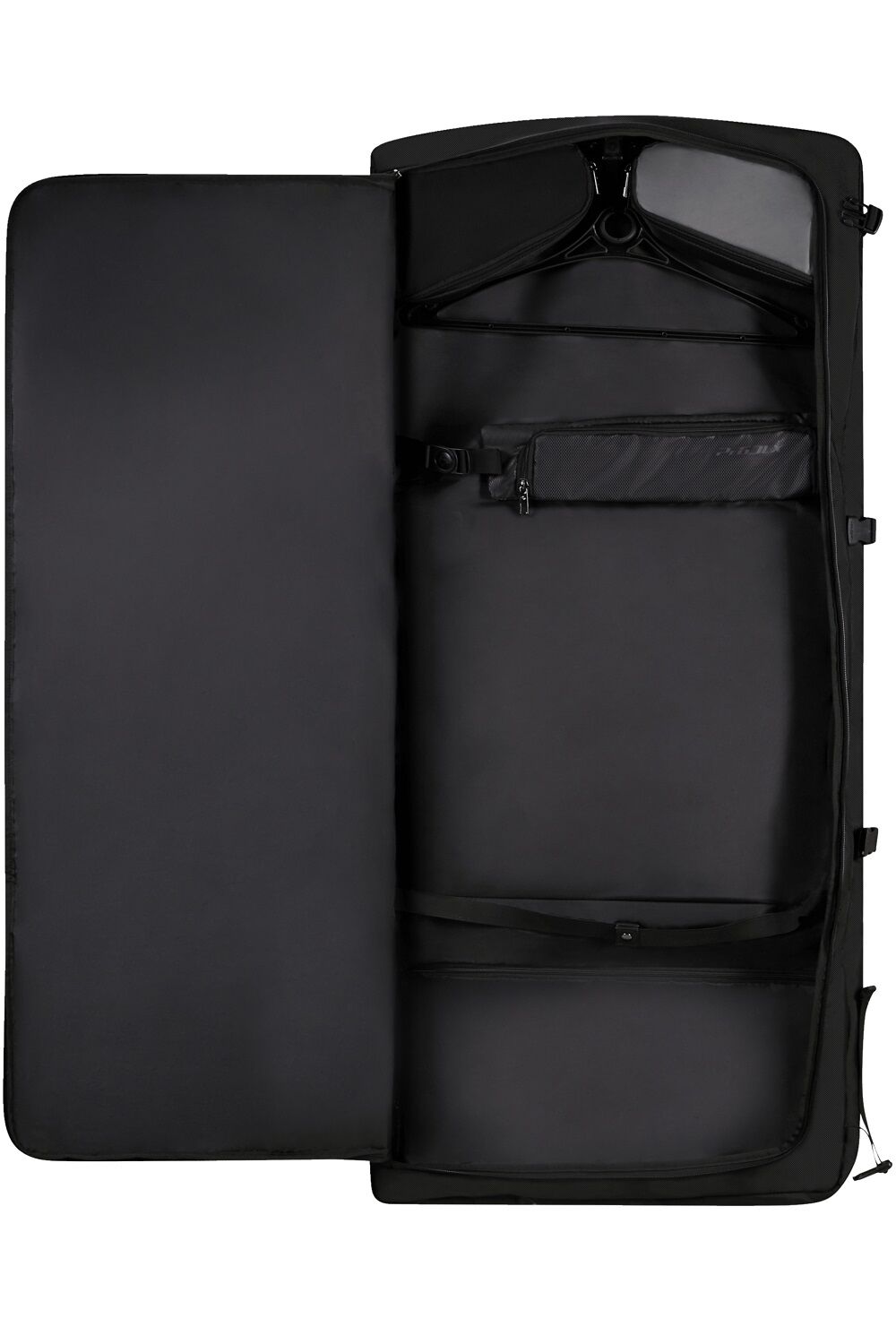 Samsonite Pro-DLX 6 Kleidersack, Tri-Fold Garment Bag + GRATIS HOTELGUTSCHEIN Schwarz