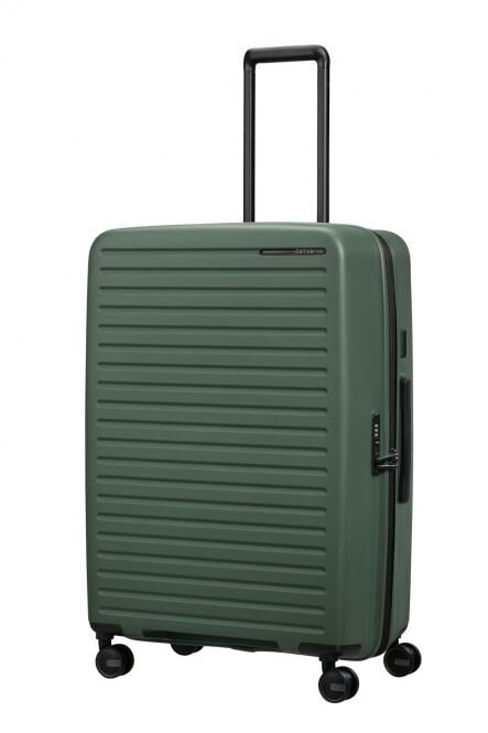 Samsonite Restackd Trolley mit 4 Rollen erweiterbar 75cm + GRATIS HOTELGUTSCHEIN Sage