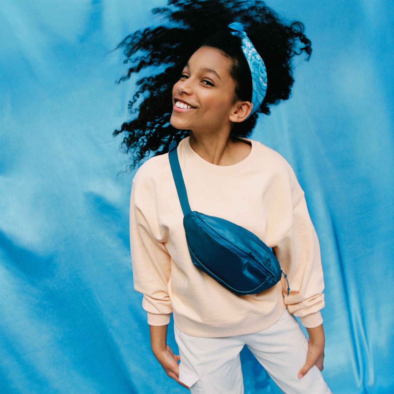 satch Freizeit Cross Hip Bag Ripstop Blue