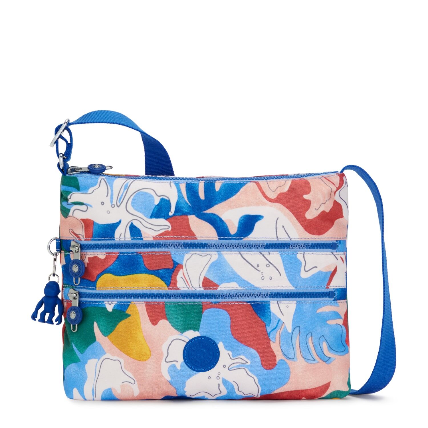 Kipling ALVAR Mittelgroße Schultertasche Botanical Print