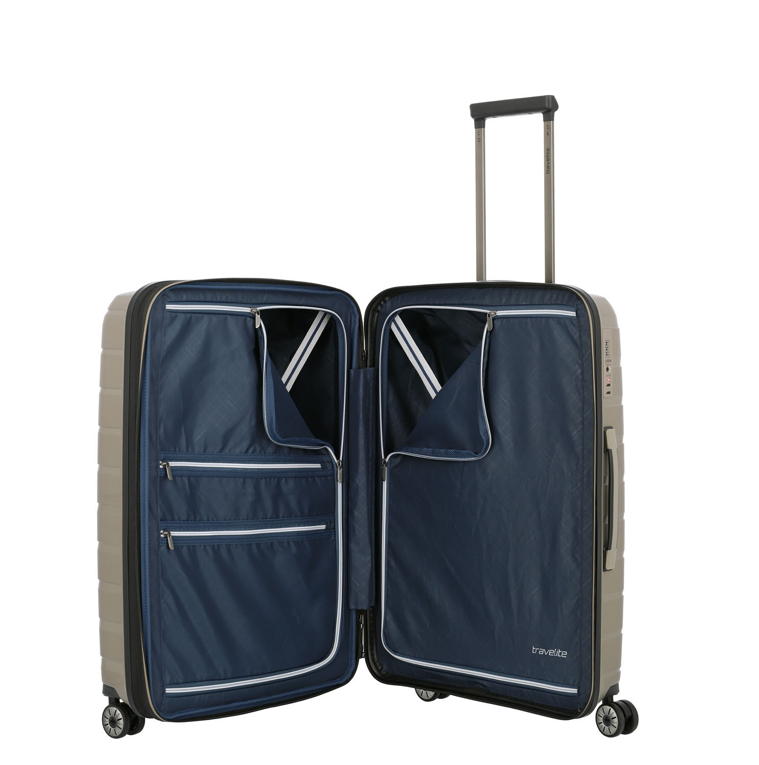 Travelite Air Base 4-Rad Trolley Set L/M-erw/S Champagner Travelite Air Base 4-Rad Trolley Set L/M-erw/S Champagner