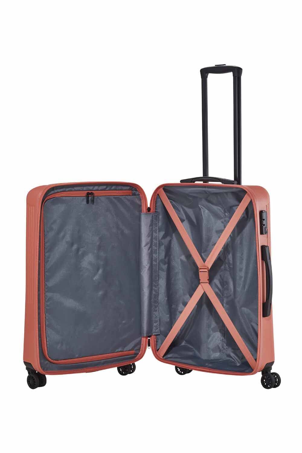 Travelite BALI Trolley M 4-Rollen Koralle