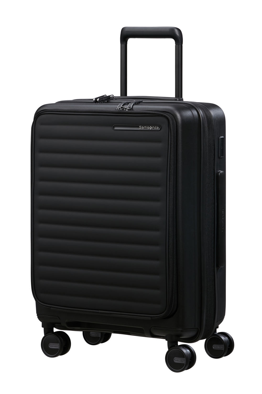 Samsonite Restackd EASY ACCESS Trolley mit 4 Rollen erweiterbar 55cm + GRATIS HOTELGUTSCHEIN Schwarz Samsonite Restackd EASY ACCESS Trolley mit 4 Rollen erweiterbar 55cm + GRATIS HOTELGUTSCHEIN Schwarz