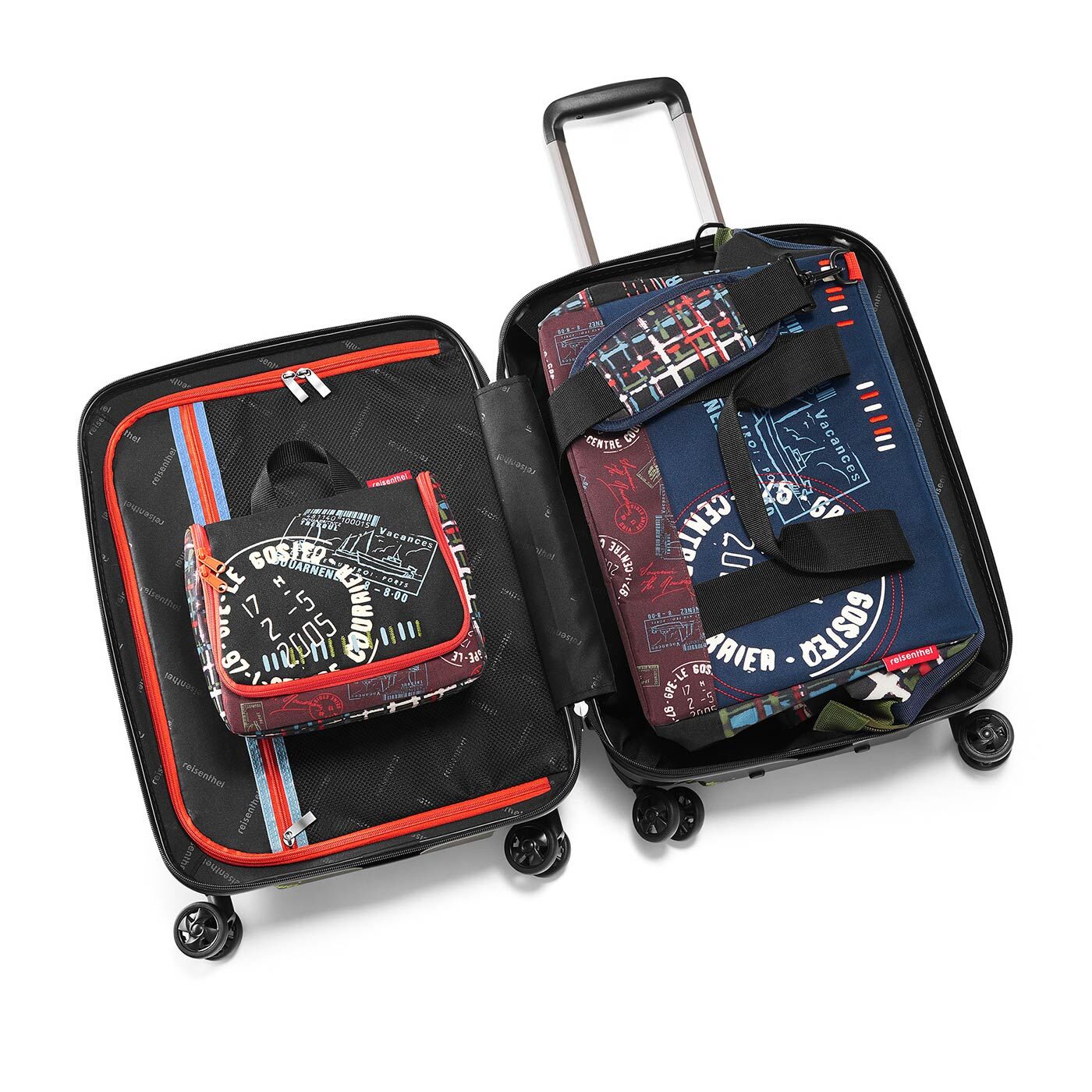 Reisenthel travelling travelset - boardcase, allrounder m, toiletbag special edition stamps Reisenthel travelling travelset - boardcase, allrounder m, toiletbag special edition stamps